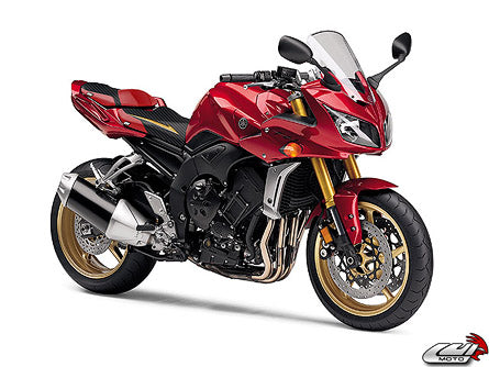 LuiMoto Raven Edition Seat Covers 2006-2013 Yamaha FZ1 - Cf Black/Deep Red