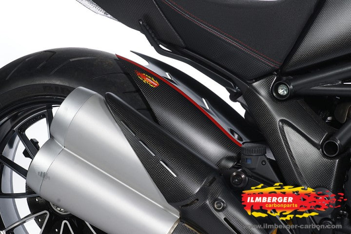 ILMBERGER Carbon Fiber Rear Hugger 2011-2012 Ducati Diavel