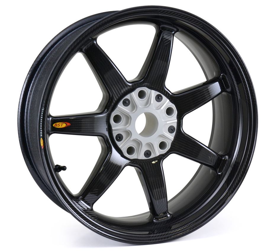 パーツ Kitt design Carbon Wheel (Rear/135mm) BST Carbon Fiber Rear Wheel Kawasaki ZX10R 2011-2025 6.625