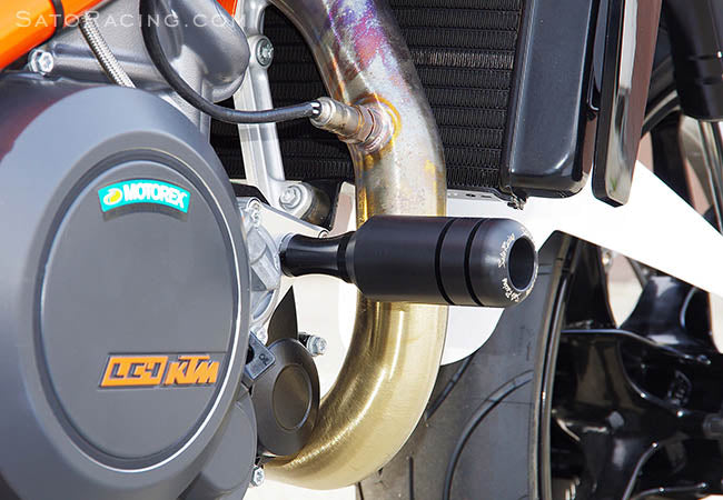 Sato Racing Frame Sliders for 2012-2013 KTM 690 Duke