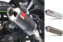 Scorpion Factory Oval Slip-on Exhaust System '08-'12 Kawasaki Ninja 250R