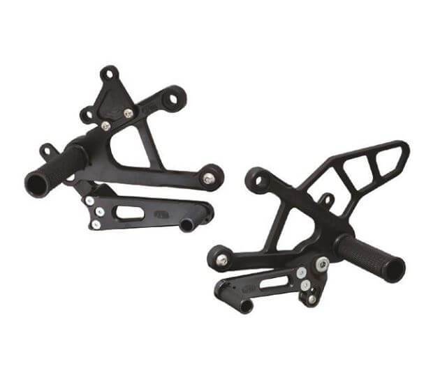 Woodcraft Complete Rearset for '13-'18 Kawasaki ZX-6R