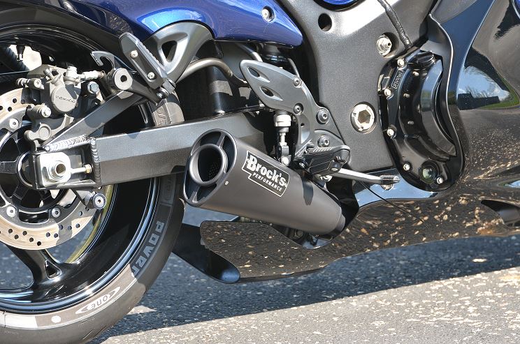 Brocks Performance 14" Alien Head 2 Ultra-Light SS Full Exhaust System '99-'20 Suzuki Hayabusa GSX1300R