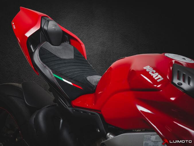 LuiMoto Ducati PANIGALE V4/V4R Seat Cover '18-'21 Corsa | Rider