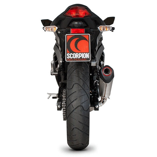 Scorpion Serket Taper Full Exhaust Systems for '12-'16 Kawasaki Ninja 300