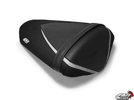 LuiMoto Team Kawasaki Seat Cover 2009-2012 Kawasaki ZX6R - Cf black/Silver