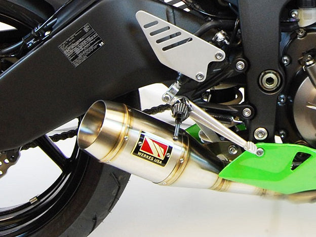 Competition Werkes GP Slip-on Exhaust for '13-'22 Kawasaki ZX6R 636