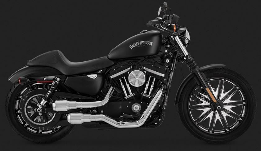 Vance & Hines Hi-Output Grenades 2-into-2 Chrome Full Exhaust
