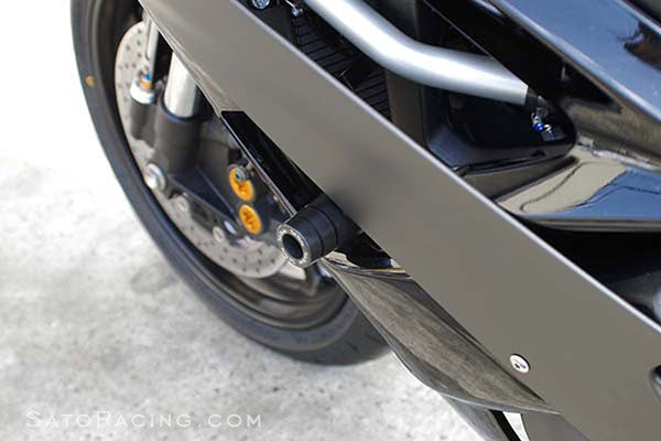 Sato Racing No-Cut Frame Sliders For 2006-2007 Yamaha YZF R6