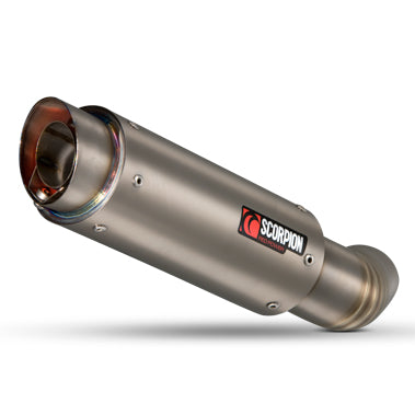 Scorpion RP-1 GP Slip-on Exhaust System 2007-2008 Suzuki GSXR 1000 - Titanium