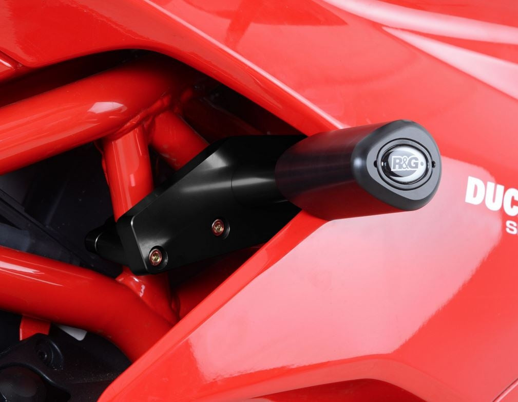 R&G Racing Aero Style No-Cut Frame Sliders 2017-2018 Ducati Supersport / S