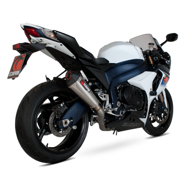 Scorpion Serket Taper Slip-on Single Exhaust System 09-11 Suzuki GSXR 1000