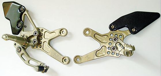 Attack Performance Adjustable Rearsets for Yamaha YZF-R1 - 2009, 2010 ...