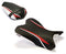 LuiMoto Raven Edition Seat Cover 2009-2014 Yamaha YZF R1 - CF Black/Red/Pearl