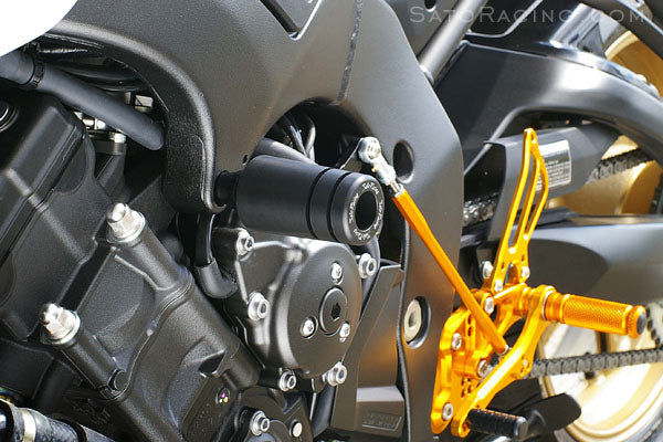Sato Racing Frame Sliders for 2010-2013 Yamaha FZ8, 2006+ FZ1