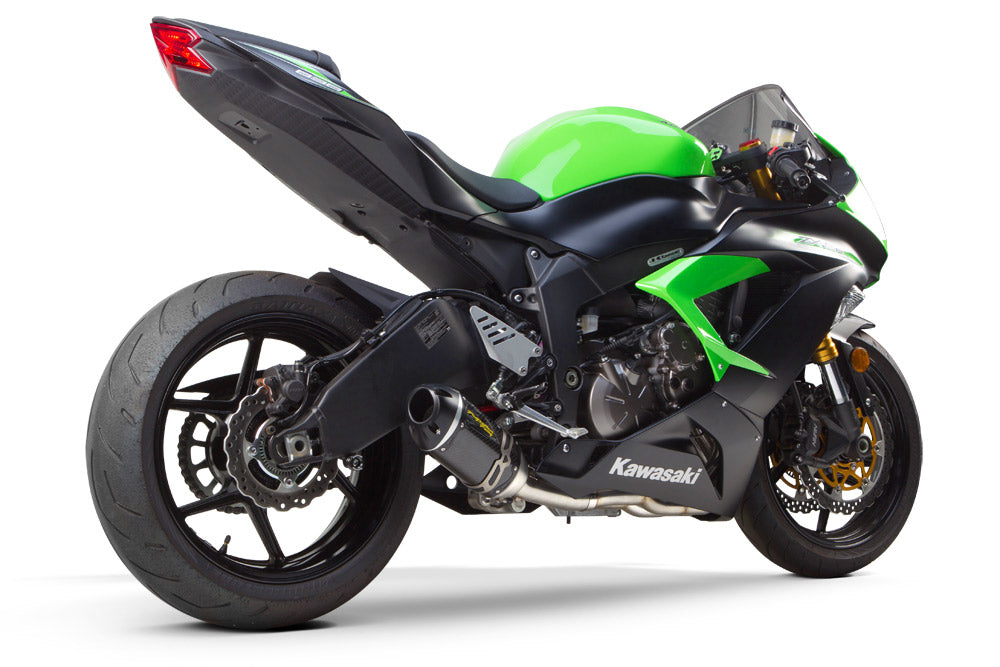 Two Brothers Racing S1R Carbon Full Exhaust '09-'23 Kawasaki ZX-6R/6RR
