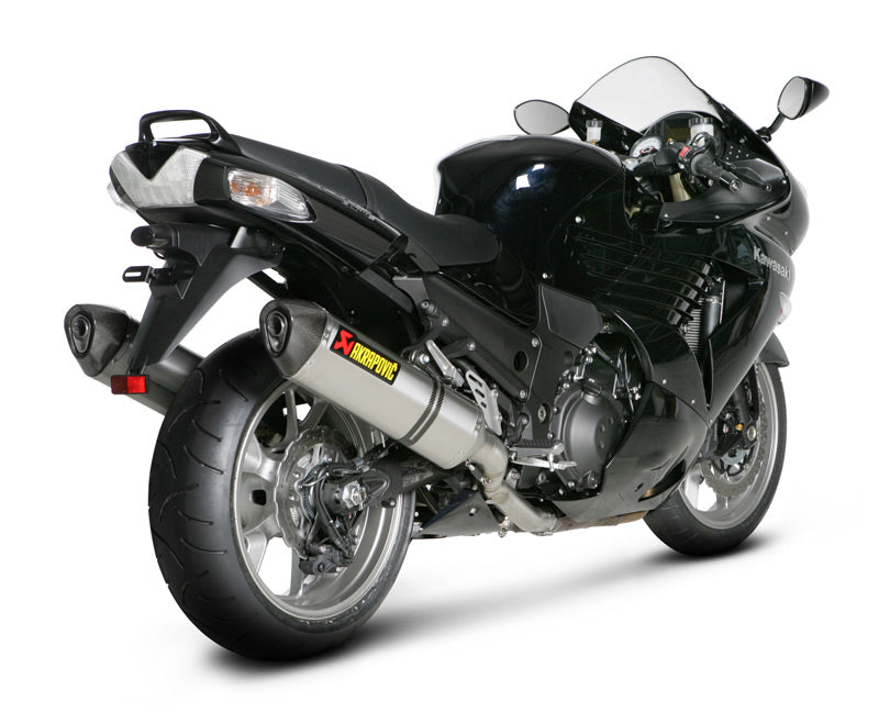 Akrapovic Hex Slip-On Street Legal Exhaust System 2008-2011 Kawasaki ZX14R / ZZR1400