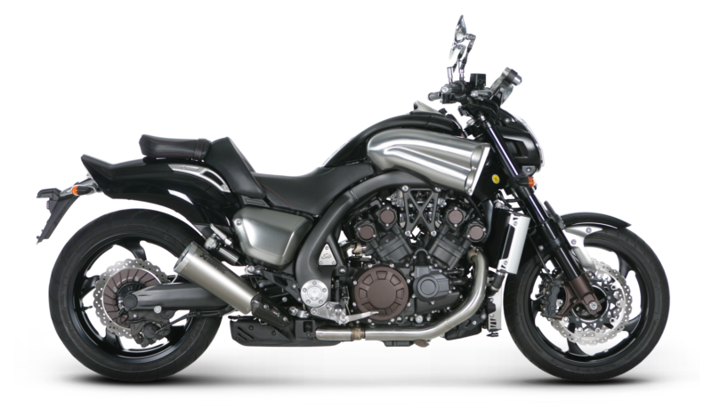 Akrapovic Titanium Slip-on Exhaust System '09-'16 Yamaha VMAX