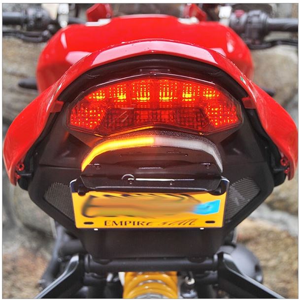 New Rage Cycles Tucked In Fender Eliminator Kit for 2016+ Ducati Monster 1200 R