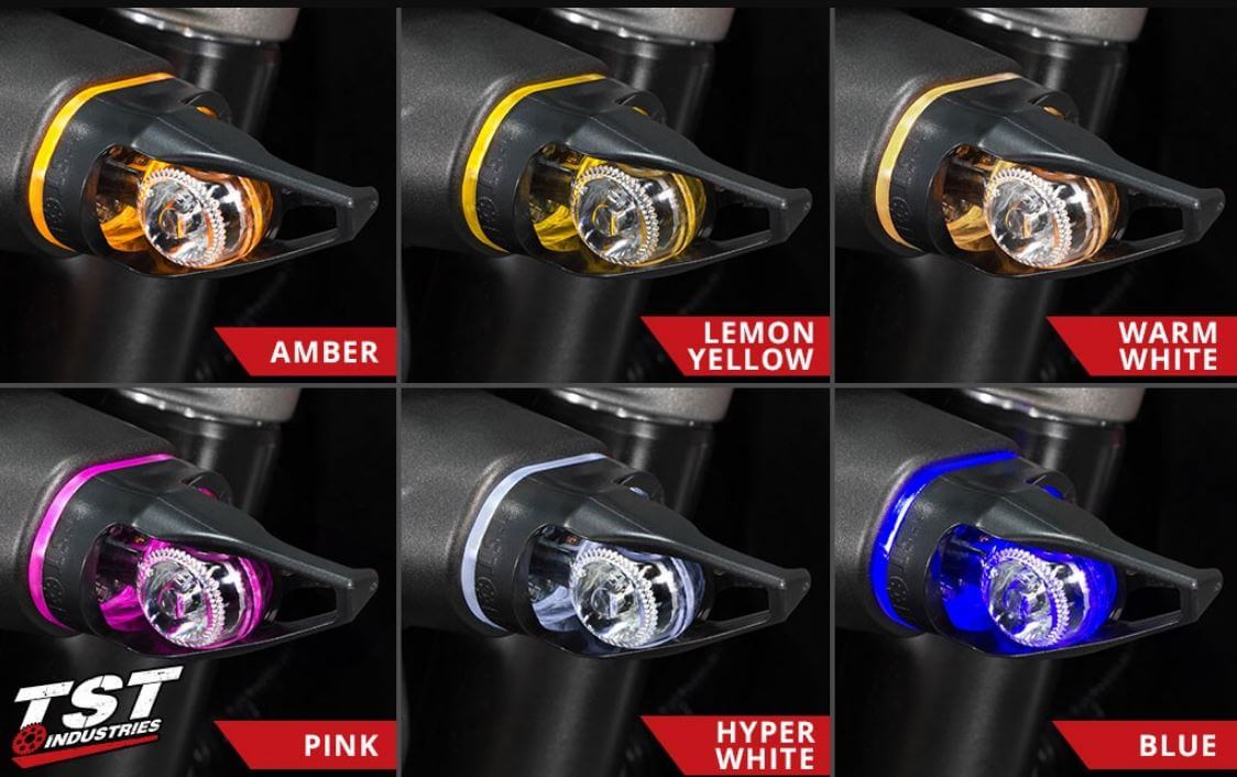 TST Industries MECH-GTR Front Turn Signals '20-'21 Kawasaski Z650