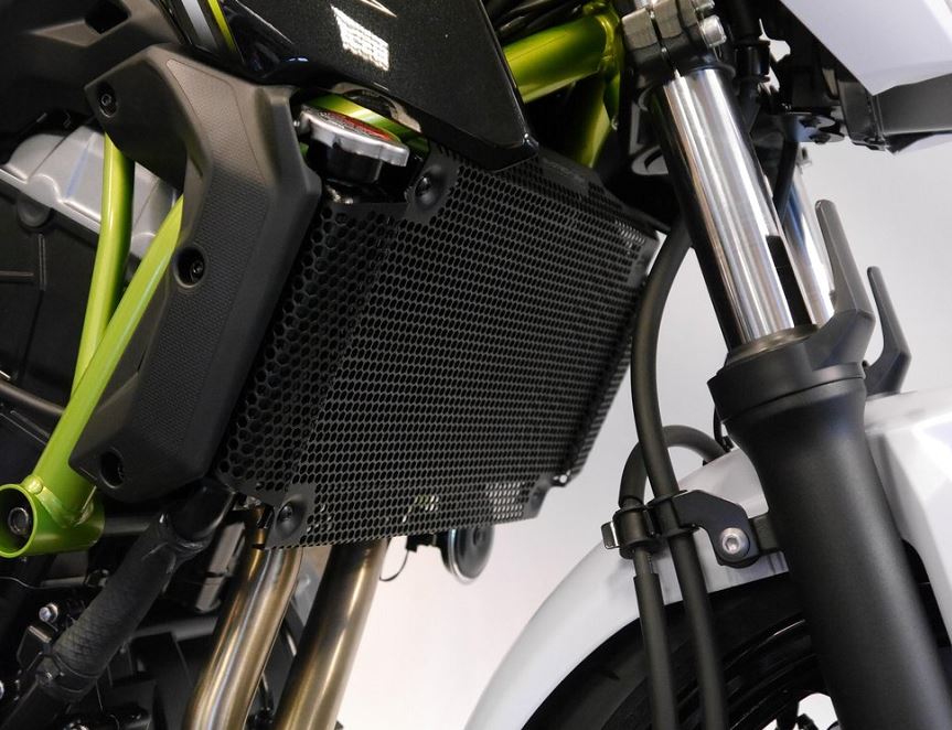 Evotech Performance Radiator Guard 17-25 Kawasaki Z650/Ninja 650