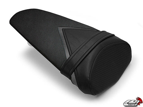 LuiMoto Team Kawasaki Seat Cover 2010-2013 Kawasaki Z1000 - CF Black/SP Black