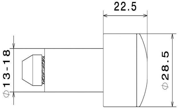 Rizoma MA533 Universal Bar ends / Handlebar Caps