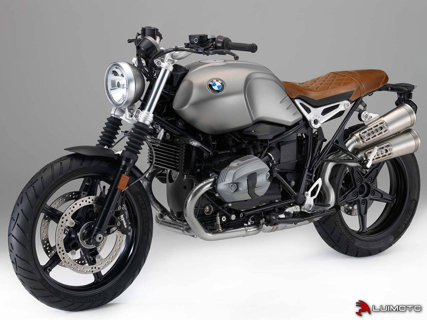 LuiMoto Vintage Diamond Seat Covers for 2016-2018 BMW R NineT Scrambler/Enduro G/S | Rider