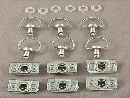 Armour Bodies Dzus Bodywork Fastener Kit D--Ring, Springclip, Retainer Pkg 6