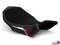 LuiMoto Team Italia Suede Seat Cover 10-11 MV Agusta Brutale 990R, 10-11 Brutale 1090R - Red Stitching