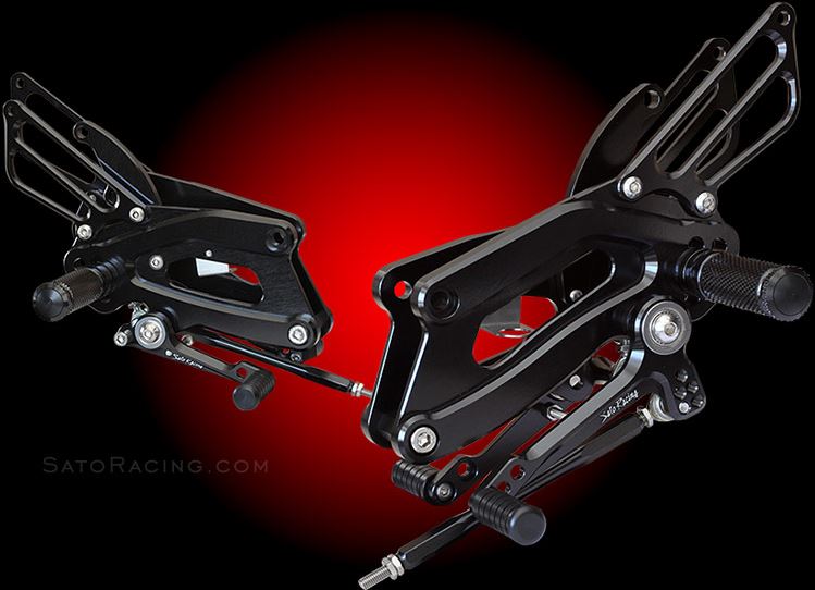 Sato Racing Adjustable Rearsets 15-25 Yamaha YZF R3/MT-03