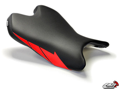LuiMoto Team Yamaha Seat Cover 2008-2015 Yamaha YZF R6 - Cf Black/Red