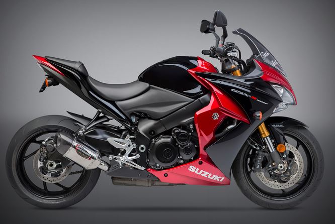 Yoshimura Signature ALPHA Slip-On Exhaust '16-'19 Suzuki GSXS 1000/F