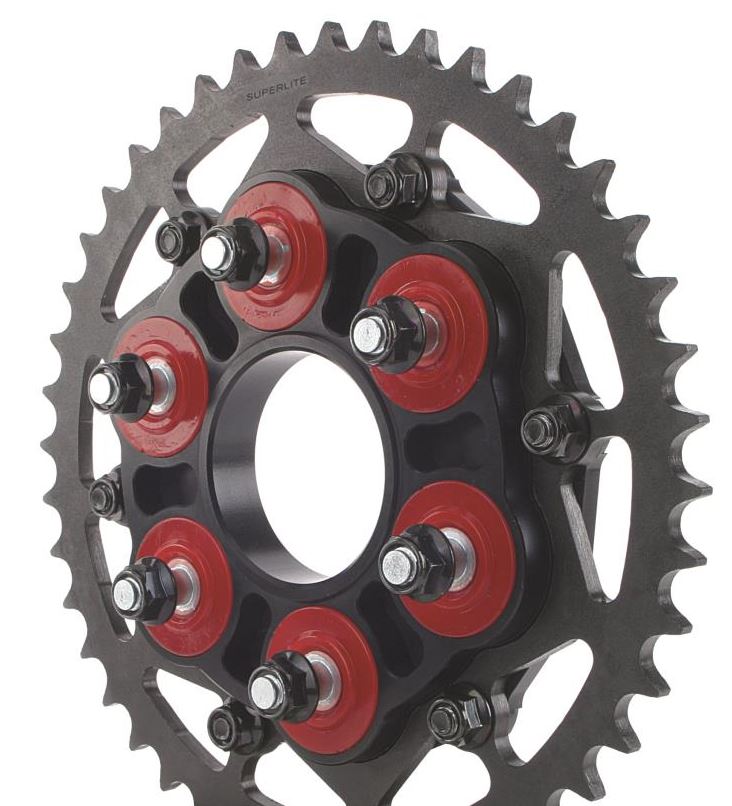Drive Systems Superlite RS7 520 Conversion Steel Quick Change Sprocket Kit for Ducati 1198, Diavel '11-'14