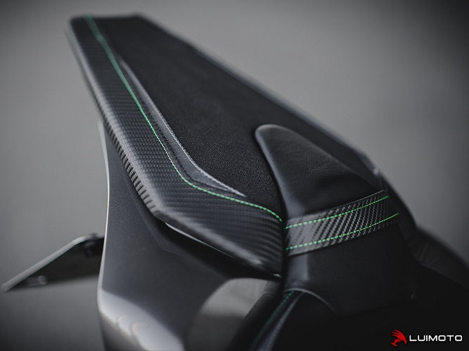 LuiMoto Team Kawasaki Passenger Seat Covers for 2014-2015 Kawasaki Z1000