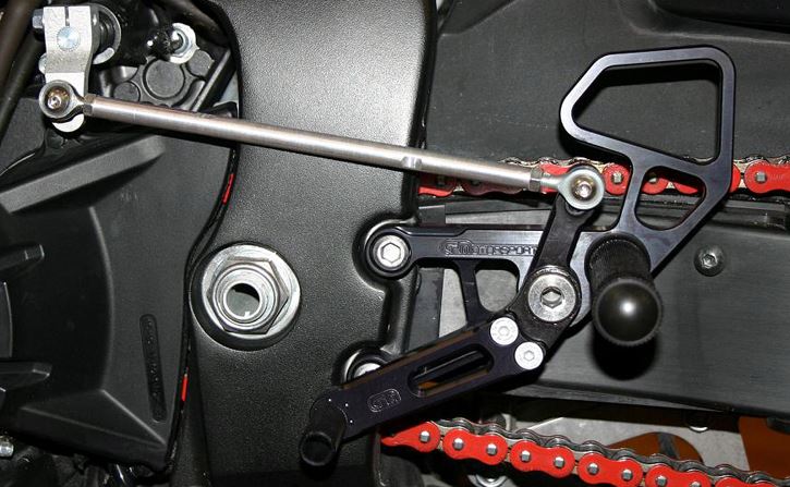 Woodcraft Complete Rearset for '08-'16 Honda CBR1000RR