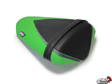 LuiMoto Team Kawasaki Seat Cover 2009-2012 Kawasaki ZX6R - Cf black/Green