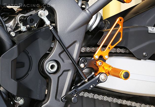 Sato Racing Adjustable Rearsets for 2014-2015 Honda CBR650F