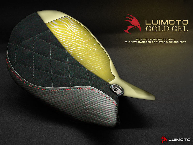 LuiMoto Premium Gold Gel Insert Pad for Motorcycle Seat