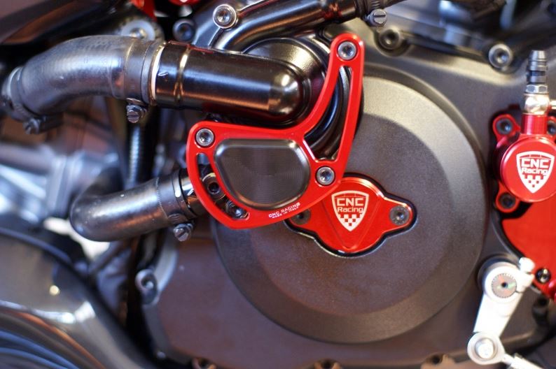 CNC Racing Water Pump Protection for 2014-2015 Ducati Monster 1200/S, 821, 2011-2015 Diavel