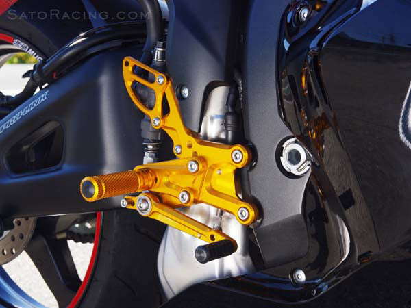 Sato Racing Adjustable Rearsets '09-'20 Honda CBR600RR ABS