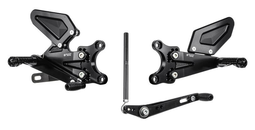 Bonamici Adjustable Rearsets 17-22 Triumph Street Triple 765 R/S/RS