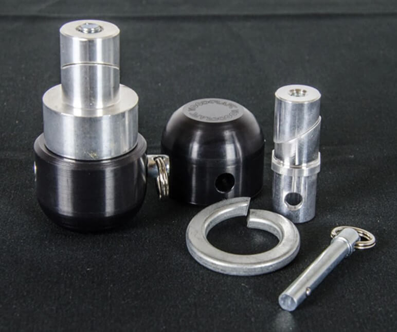 Woodcraft Rear Axle Slider Kit Kawasaki '16-'21 ZX-10R /'13-'21 ZX-6R