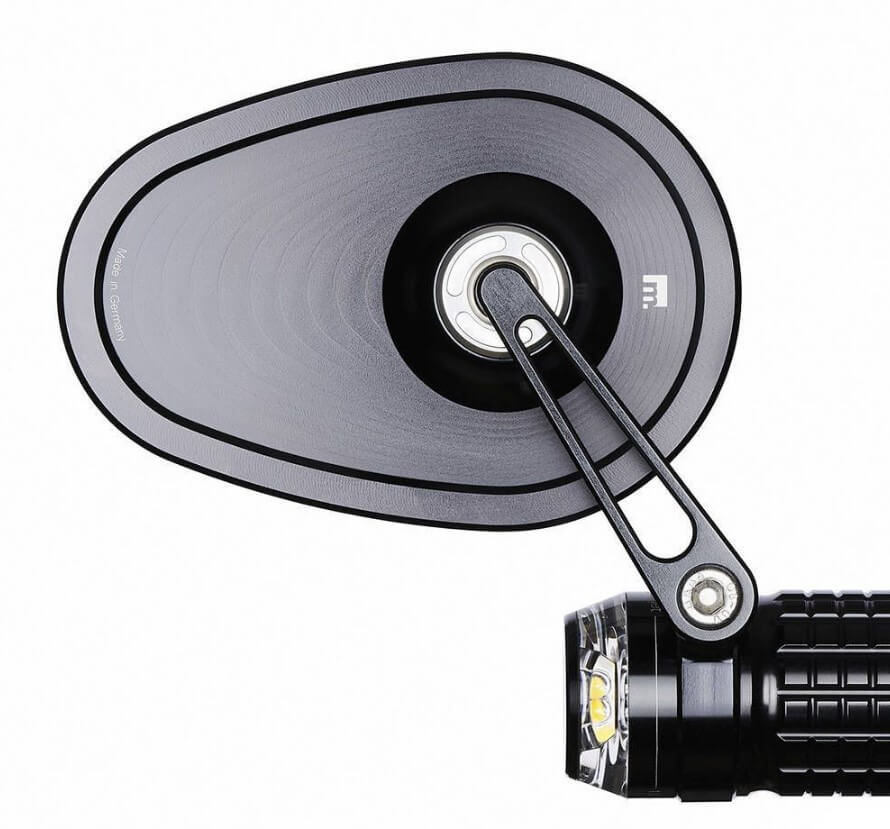 Motogadget m-view cruise Bar End Mirror for 7/8 & 1" Handlebars (Each)