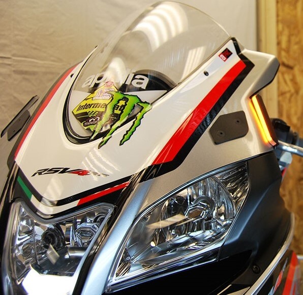 New Rage Cycles Front Turn Signals for Aprilia RSV4