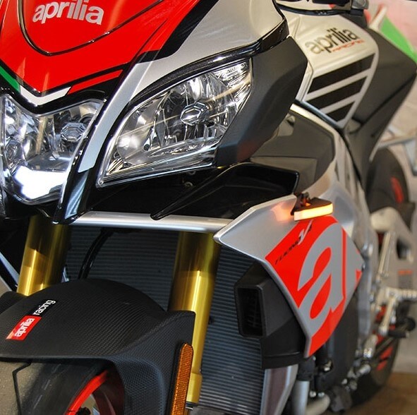 New Rage Cycles Front Turn Signals '15-'19 Aprilia Tuono 1100 V4