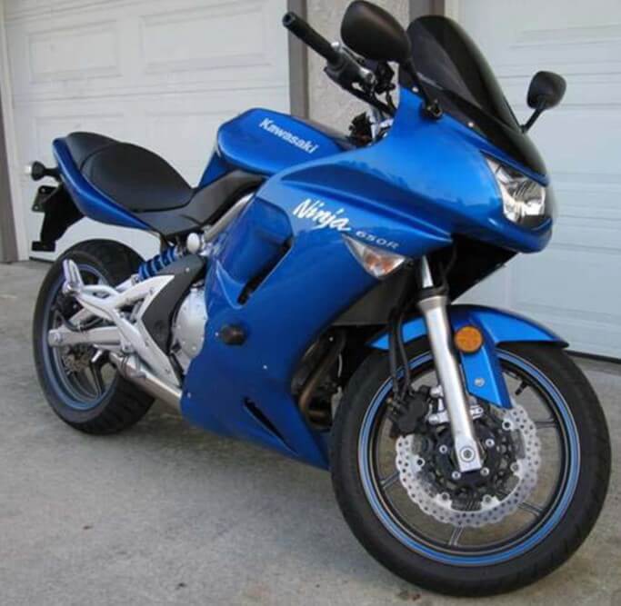 Woodcraft Frame Slides '06-'08 Kawasaki Ninja 650R