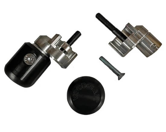 Woodcraft Street Use Frame Sliders '09-'12 Kawasaki ZX6R