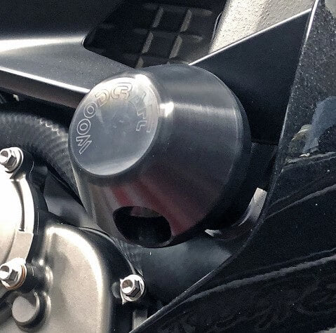 Woodcraft Frame Sliders for '19-'24 Kawasaki ZX6R 636