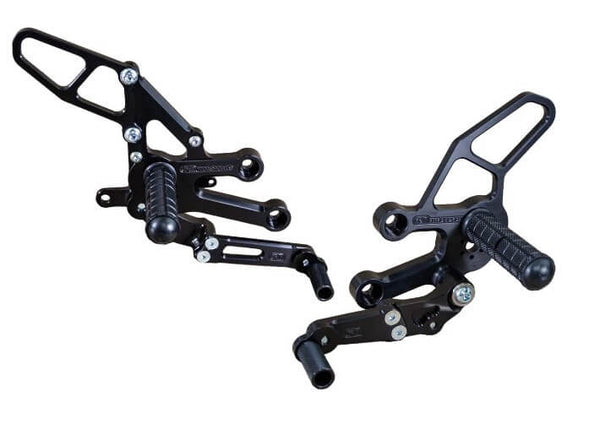 Woodcraft Complete Rearset Kit w/Pedals '22+ Yamaha R7